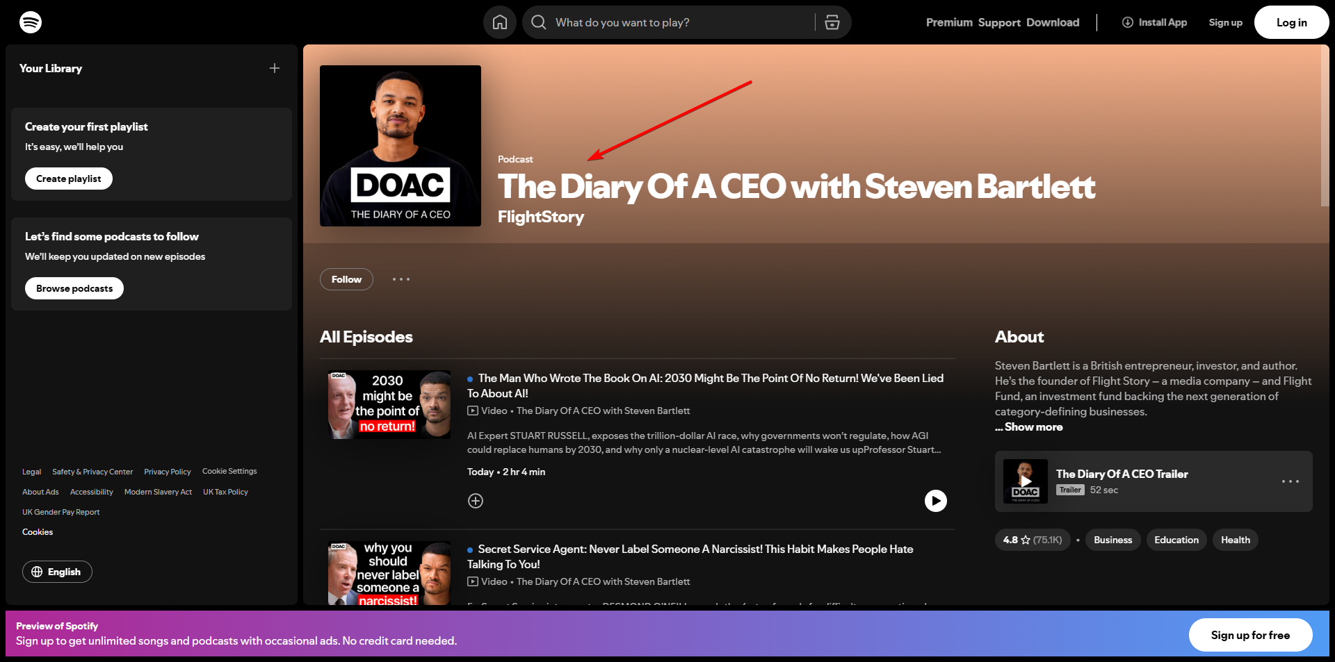 Download Spotify Podcast to Mp3
