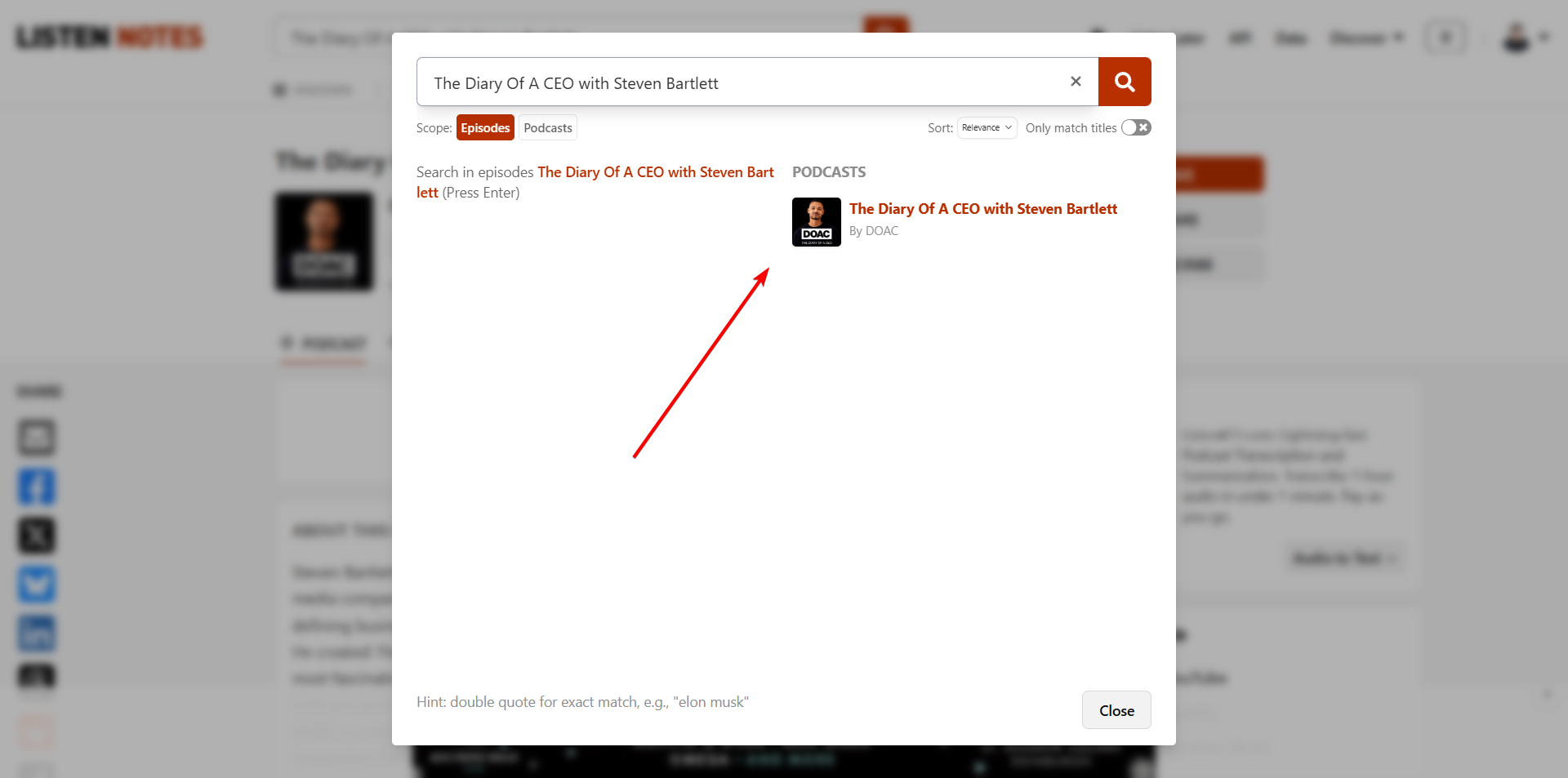 Download Spotify Podcast to Mp3 - Paste in Listen Notes