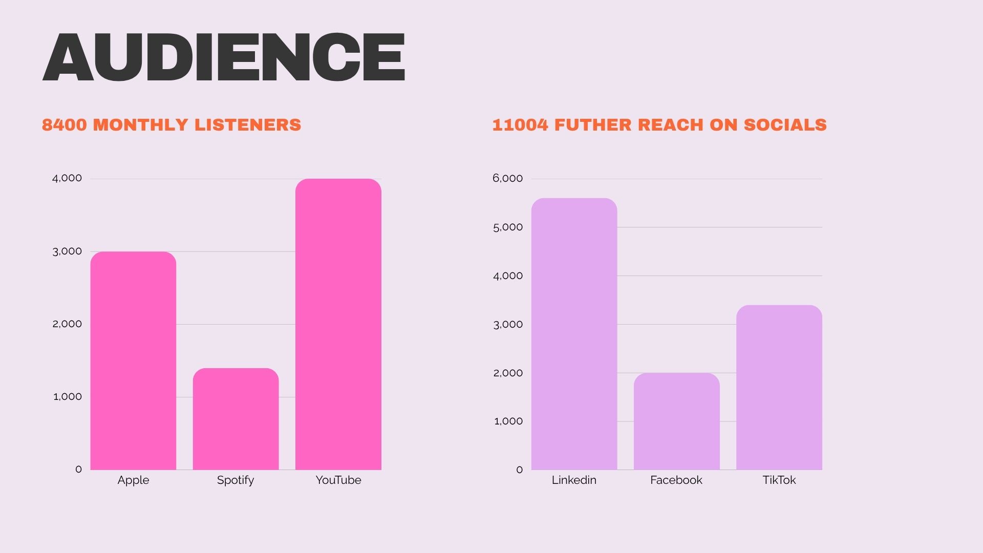 Podcast Media Kit Example - Audience Size