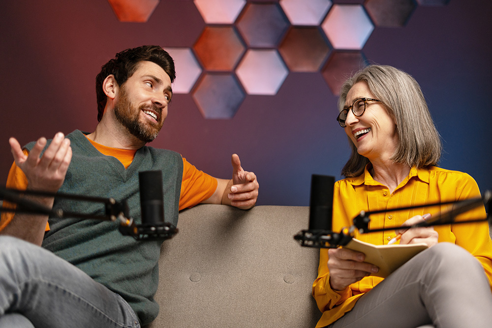 What is a podcast's purpose?