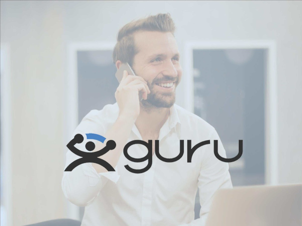 guru.com logo for podcast editing