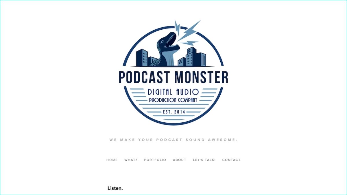 Podcast Monster audio and video editing services