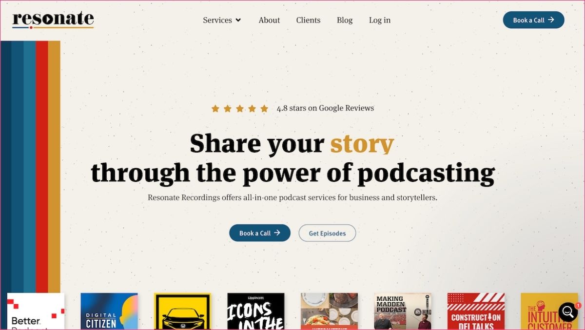 Resonate podcast editing services