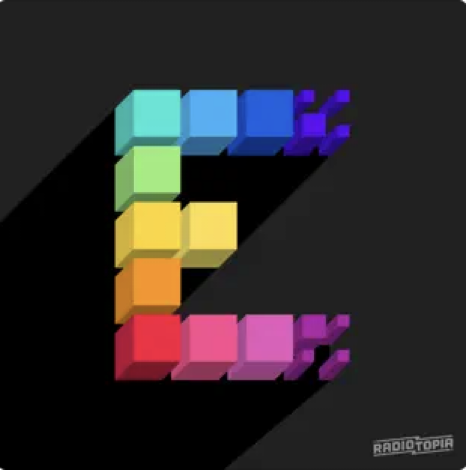 Song Exploder cover featuring a black background with a rainbow "E" in the center.