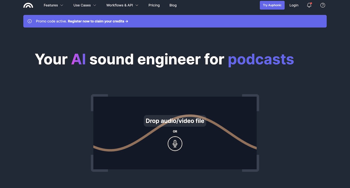 Auphonic AI tools for podcasting