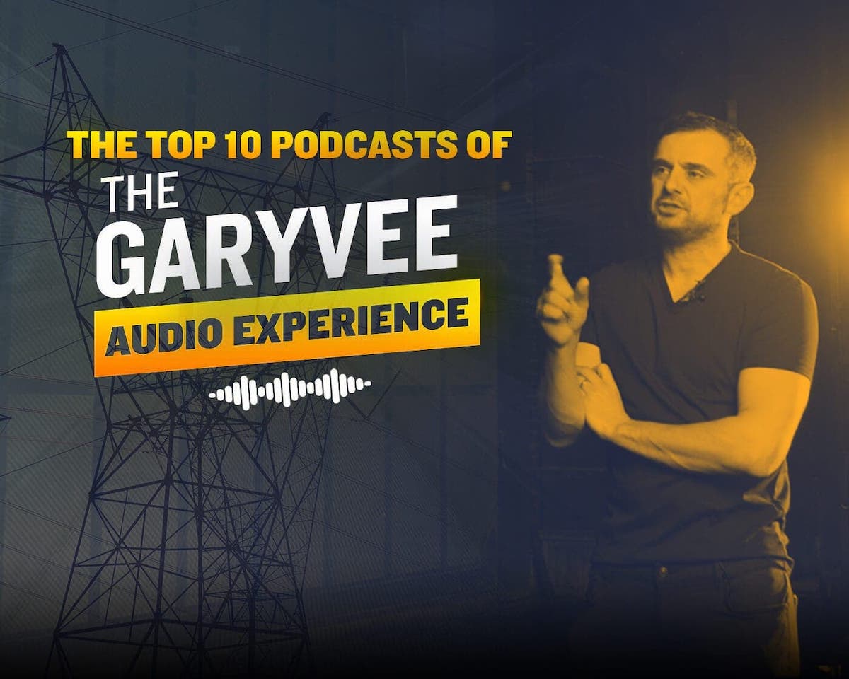 The GaryVee Audio Experience cover featuring a photo of Gary smiling in front of a microphone.