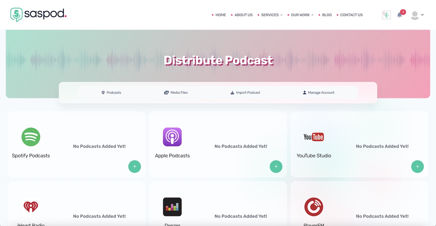 Saspod Podcast Publishing - How To Launch A Podcast