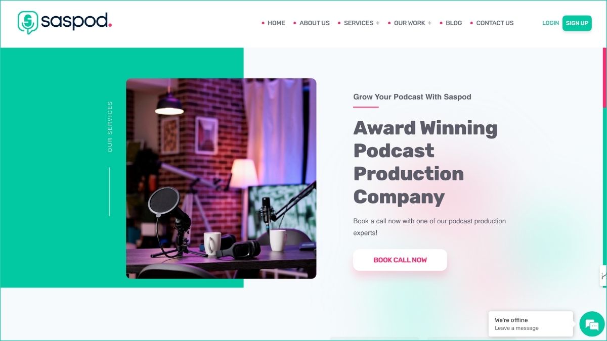 Saspod - Best Podcast Production Companies UK