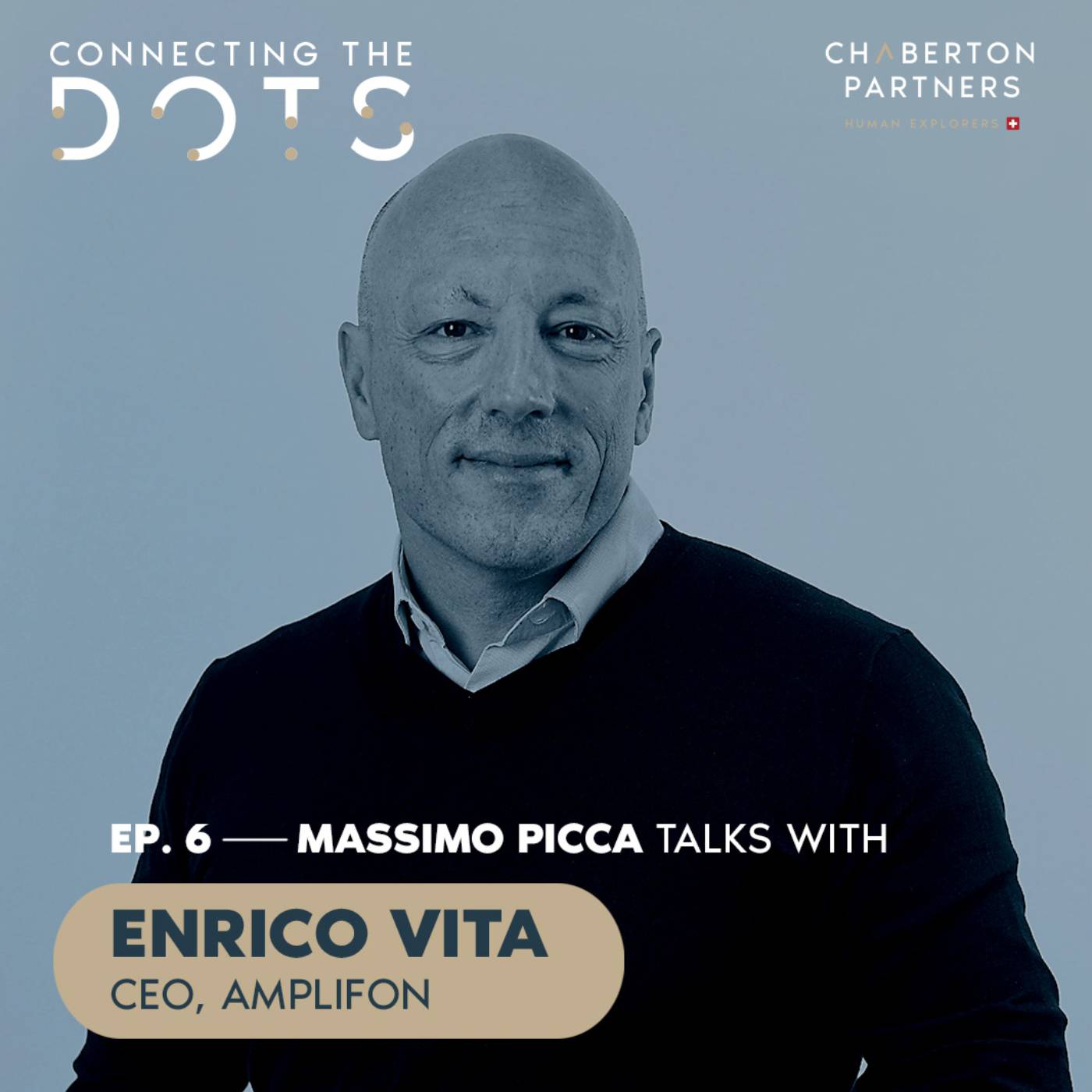 Massimo Picca talks with Enrico Vita- CEO of Amplifon Artwork