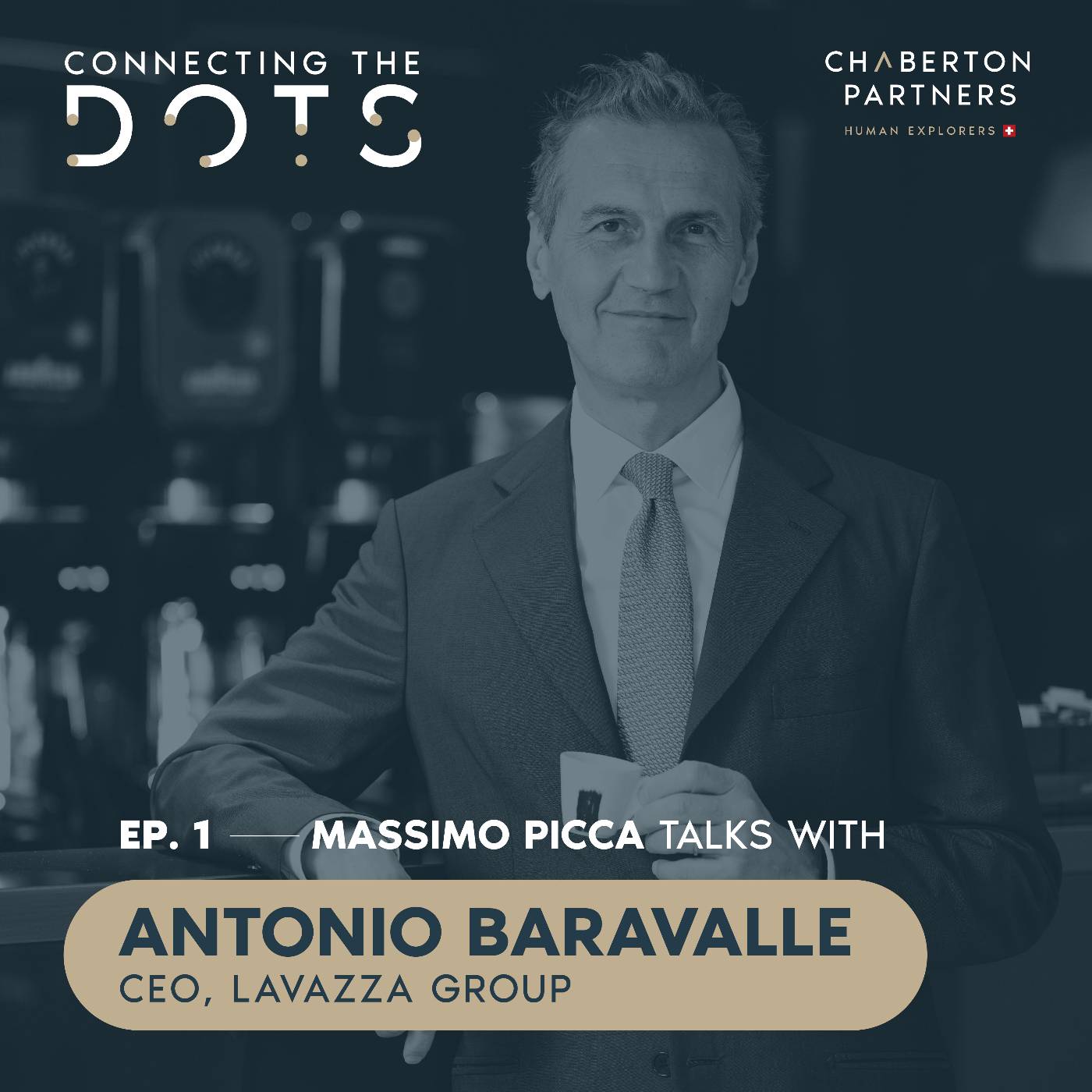 Massimo Picca talks with Antonio Baravalle - CEO of Lavazza Group Artwork