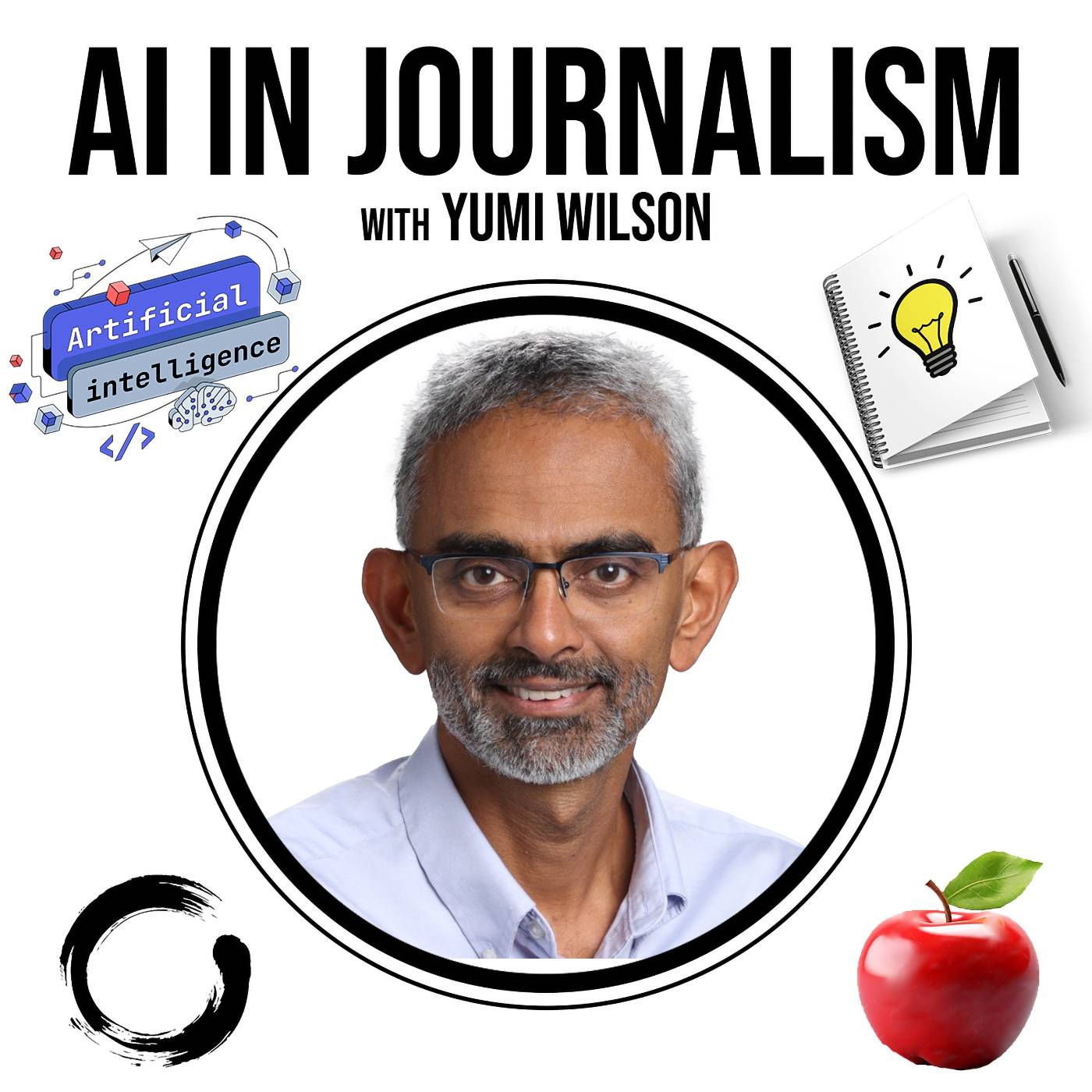 AI, Advertising, and the Future of Journalism Ethics With Subbu Vincent Artwork